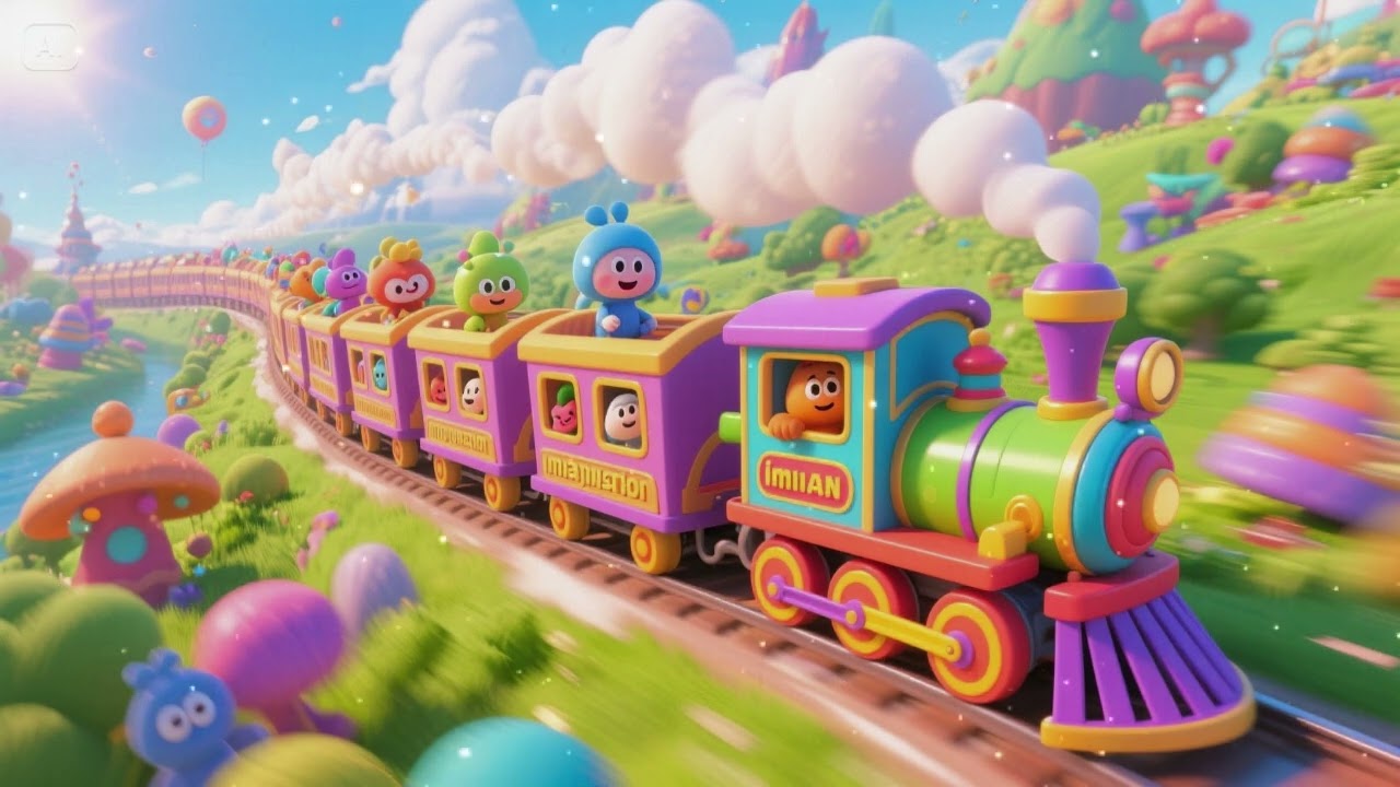 The Imagination Train 4 | Magical Train Ride Through Dream Worlds | Kids Cartoon Song Adventure