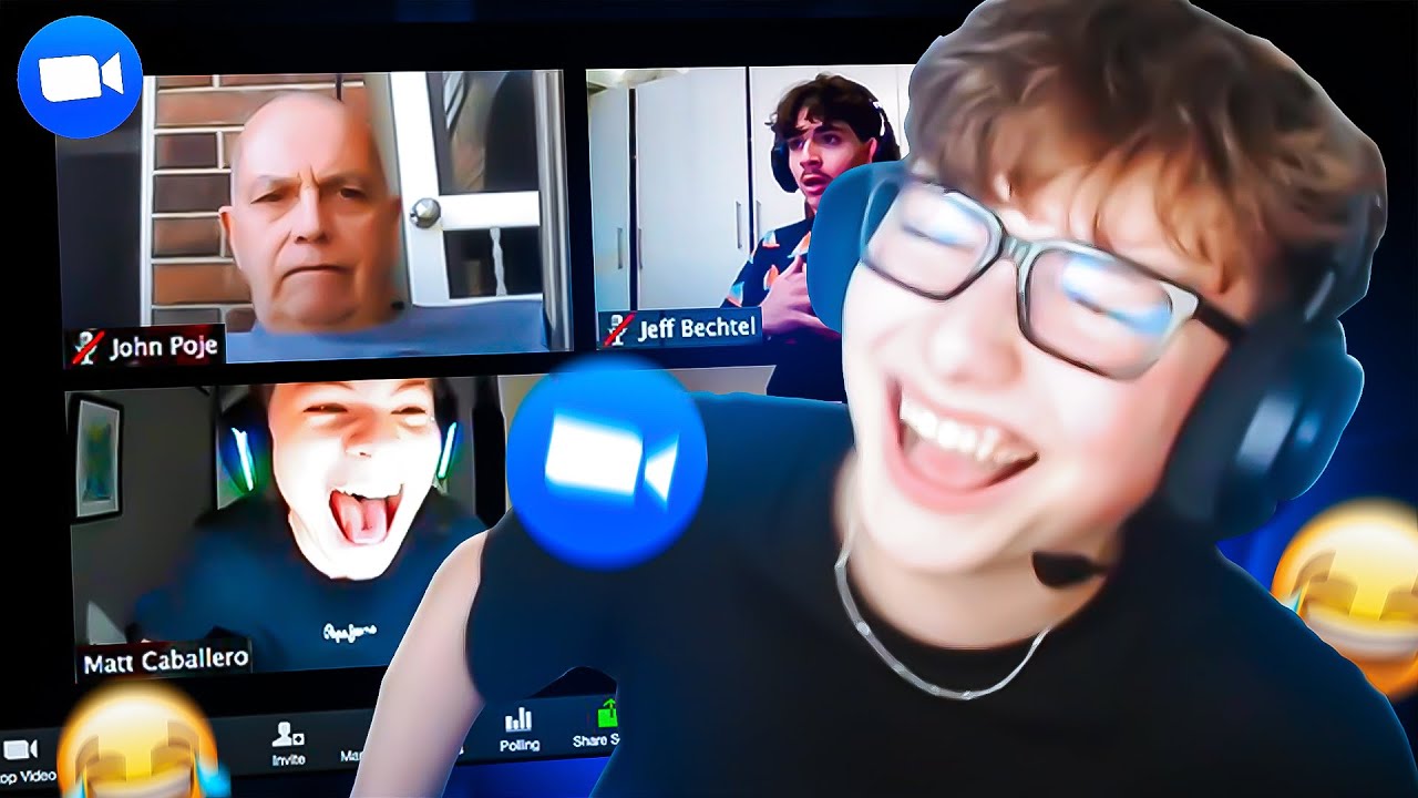 DISCOKAROL ROBI ZOOM TROLLING 🎥🤣🤬 *pokazał du&^!@*