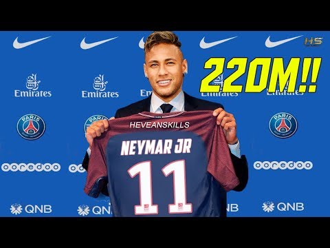 NEYMAR TO PSG?!? 220M!!! BIGGEST TRANSFERS CONFIRMED 2017 Ft. Neymar, James Rodriguez, Lacazette