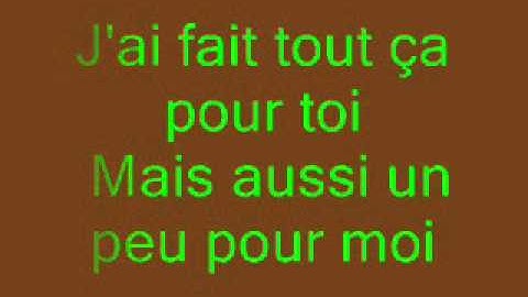 Mélissa Nkonda - VV Brown  J'ai fait tout sa pour vous Paroles