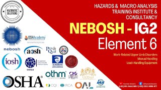 NEBOSH IG2 - Element 6 (Musculoskeletal Health)