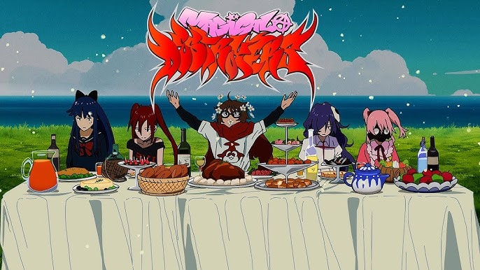 HD wallpaper: Mahou Shoujo Magical Destroyers, anime girls, beach