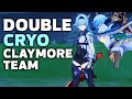 C6 Eula + C6 Chongyun Hybrid DPS Team! (Genshin Impact)