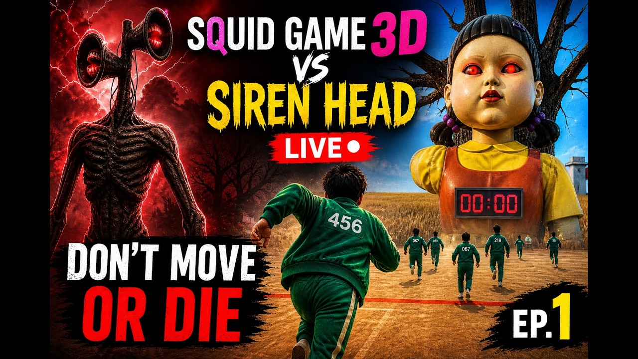 SQUID GAME 3D LIVE | EPISODE72 IS LIVE