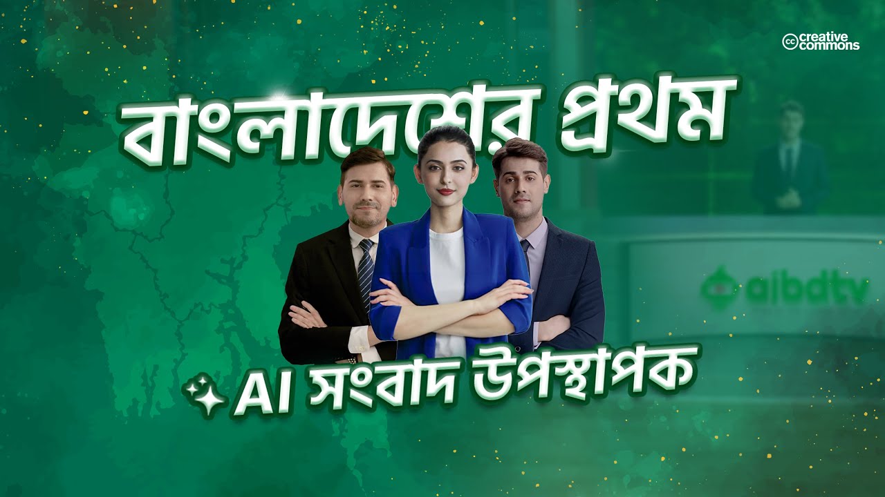 বাংলাদেশের প্রথম AI ভিত্তিক নিউজ চ্যানেল - Bangladesh's first AI based news Channel @aibdtv