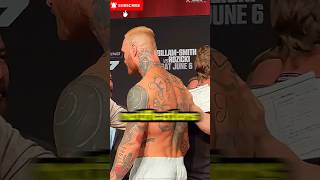 Dana White STUNNED As Billam-Smith &amp; Rozicki REFUSE To Break Staredown! #shortsfeed #trending#boxing