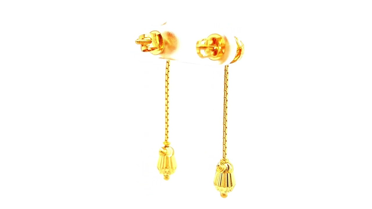 Buy Vaibhav Jewellers 14K Gold Floral Suidhaga Earrings 485DA414 Online  from Vaibhav Jewellers