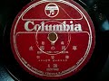 李香蘭  (山口 淑子) ♪夜霧の馬車♪ 1941年 78rpm record  (再発盤) Columbia . G - 241 phonograph
