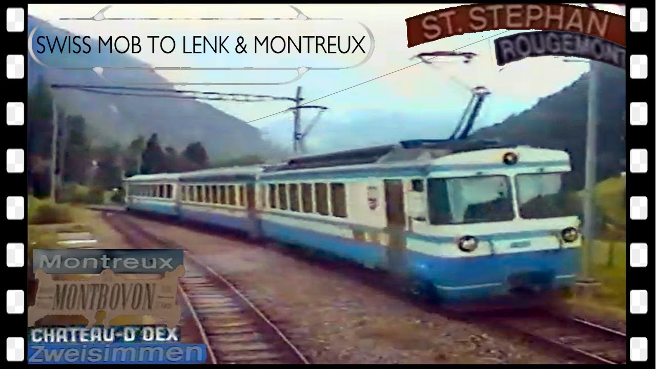 MOB Swiss railway cab ride with driver Beat Feller (Golden Pass) 2000