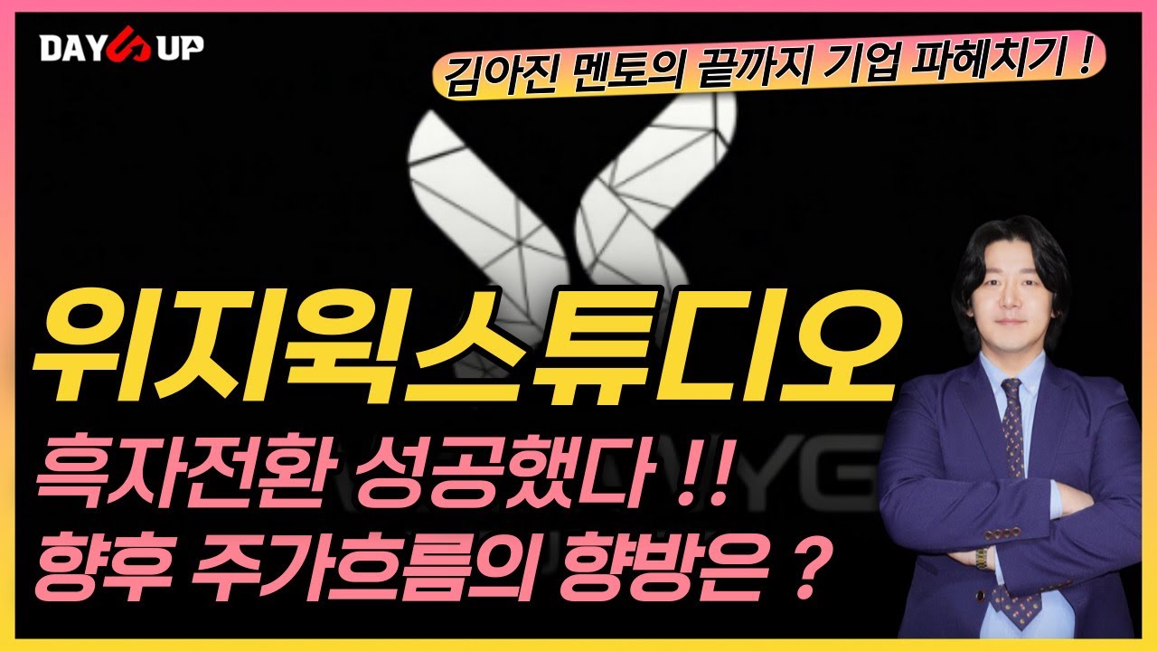 [위지윅스튜디오 주가전망] 흑자전환성공 !! 앞으로의 주가 흐름은 어떻께 될까 ?