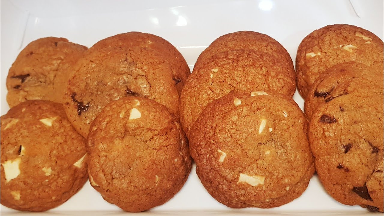 cookies américain moelleux recette de cookies - YouTube