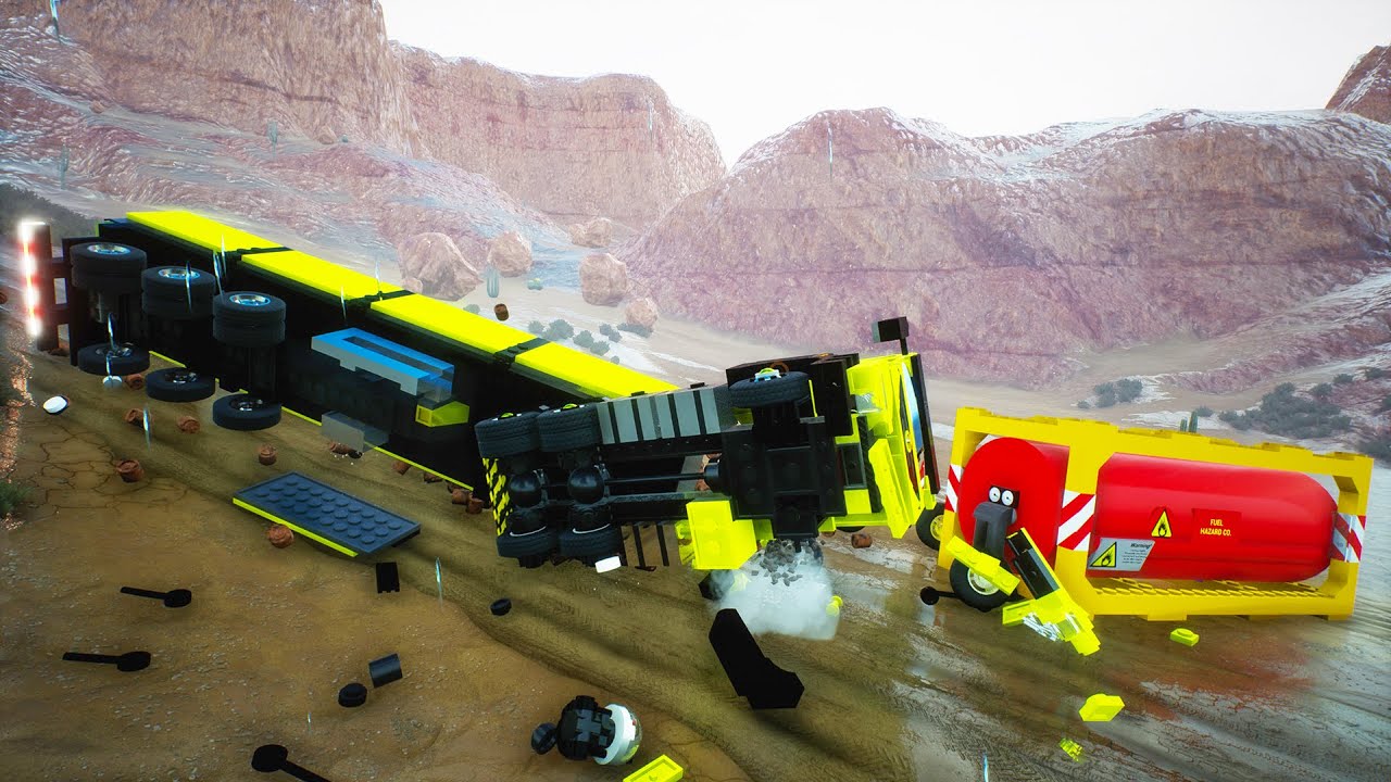 Hazard Fuel Tank Crash Test | Brick Rigs - YouTube