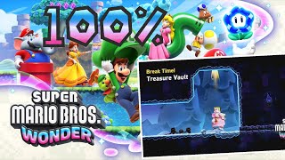 Break Time Treasure Vault - Super Mario Bros. Wonder 100% Walkthrough