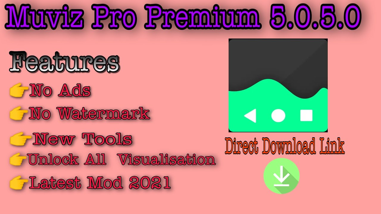 Muviz Nav Bar Music Visualiser Apk (v5.0.5.0) 2021 Premium Full Unlocked