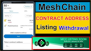 mcc listing | meshchain listing | meshchain contract address | meshchain listing withdrawal
