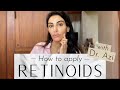 How to apply retinoids with dr azi