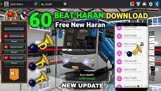 How To Download Bussid Top 60 Haran For Bus Simulator Indonesia | Horn 🥳 screenshot 5