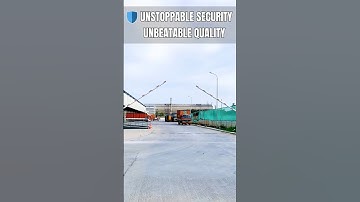 ✨"Smart Entry Starts Here!  🚧 Boom Barrier in Action"