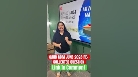 CAIIB ABM JUNE 2023 RE-COLLECTED QUESTION | Link in Comment #caiib #caiib2023 #caiibadda247 #shorts