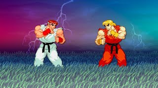 Same Street Fighter Alpha 2 Intro But Different Versions