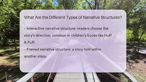 What Are the Different Types of Narrative Structures? - The Documentary Reel