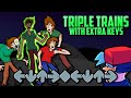 Triple trains but with extra keys  friday night funkin triple trouble cover