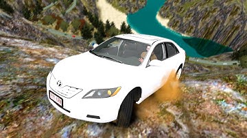 GTA 4 Cliff Drops & Crashes (Real Cars Mods) ep.52