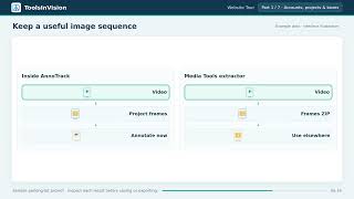 ToolsInVision Tour 1/7 | AnnoTrack Projects, Accounts & Bounding Boxes