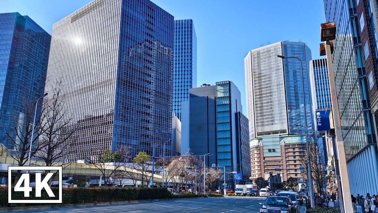 大阪中之島＆梅田街景｜震撼級摩天大樓群全景直擊｜4K