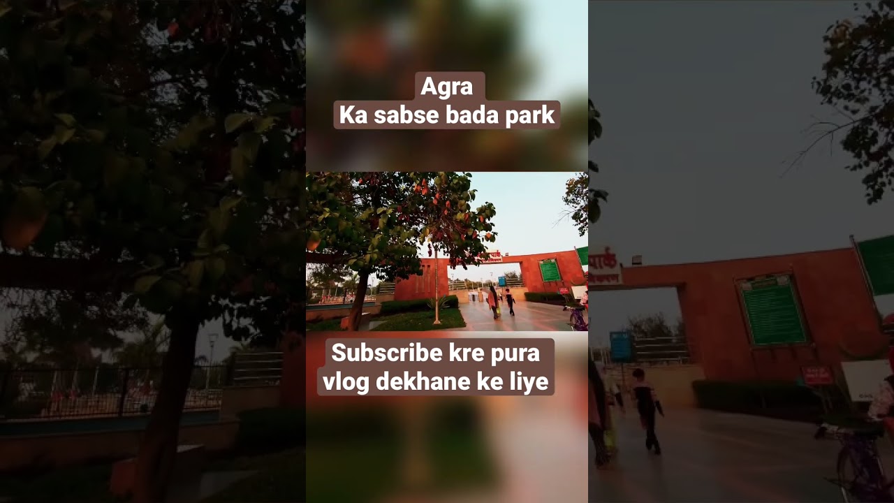 Agra ka mashoor park || zonal park Agra || 