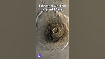 LARGEST MOUNTAIN in the SOLAR SYSTEM MARS #space #mars #volcano #mountain #spacefacts #olympusmons