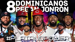 Elly de la Cruz, Teoscar, Oneil Cruz, Santana, Vidal Bruján, Taveras y Otto López pegaron jonrón