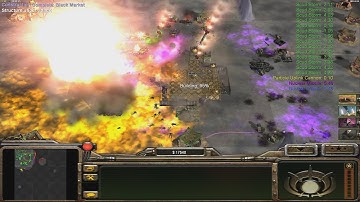 GLA Toxin 1v7 Random - Command & Conquer Generals Zero Hour HARD Gameplay