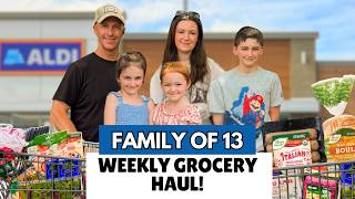 HUGE ALDI GROCERY HAUL | BACK TO SCHOOL 2026 | FAMILY OF 13