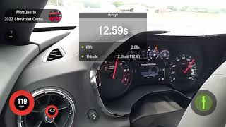 2022 Camaro SS 1LE Launch Control Testing 1