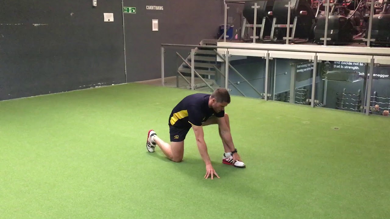 Lower Body Warm Up Mobility Spiderman Hamstring Adductor Lower Back