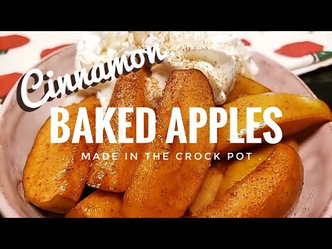Video: Baked Apples With Nuts And Cinnamon In A Slow Cooker