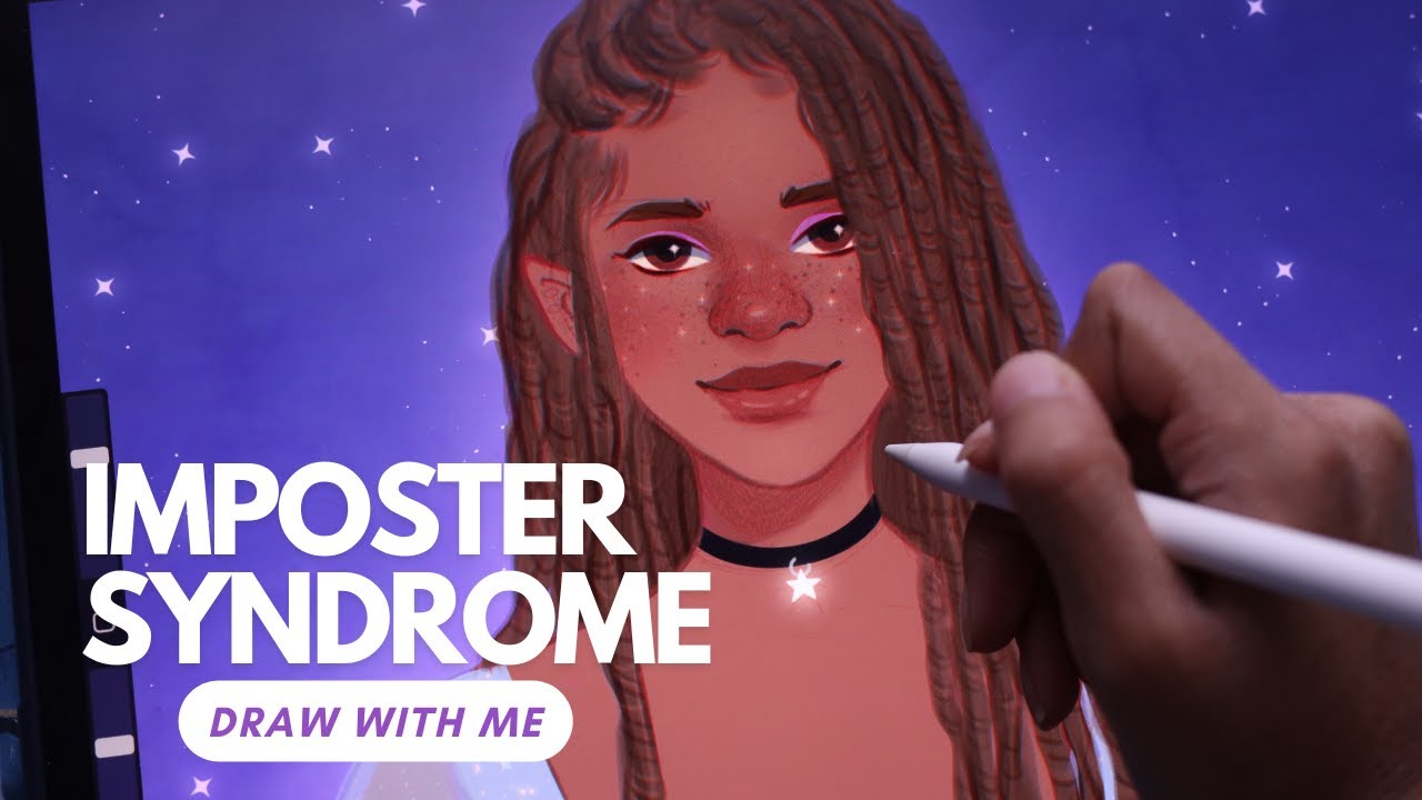 Dealing With Imposter Syndrome As An Artist | iPad Draw With Me - YouTube