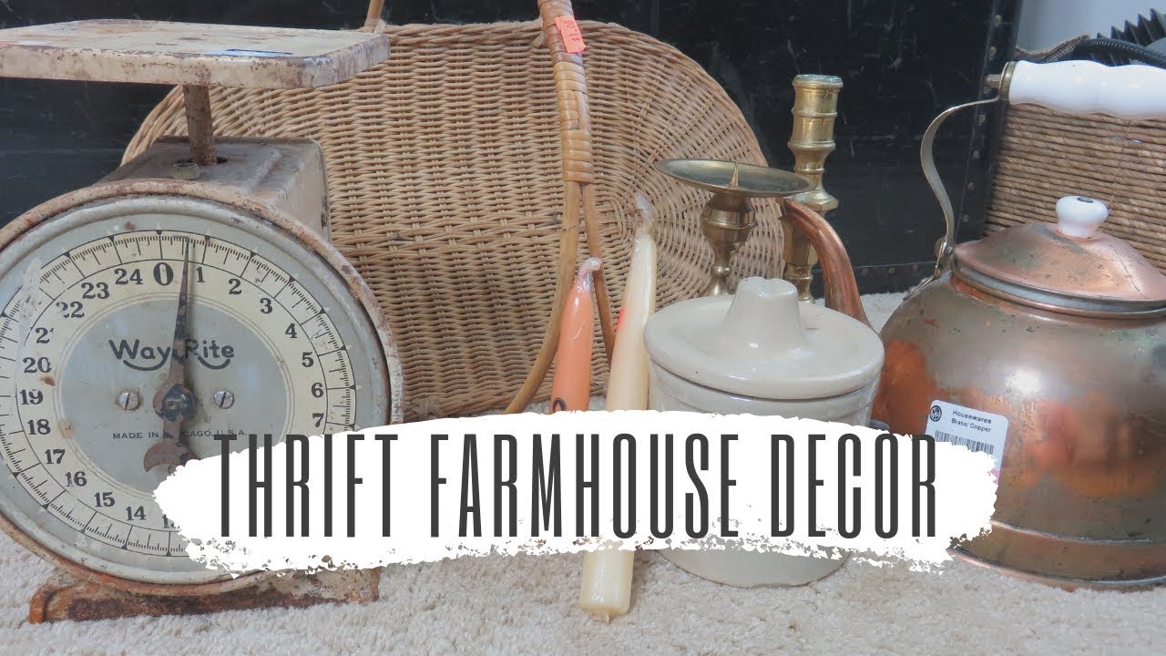 YARD SALE AND THRIFT STORE HAUL ANTIQUES & FARMHOUSE DECOR SUMMER