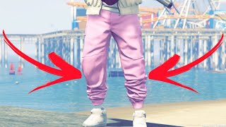 GTA 5 : “HOW TO GET PINK JOGGERS”  [MODDED JOGGERS].