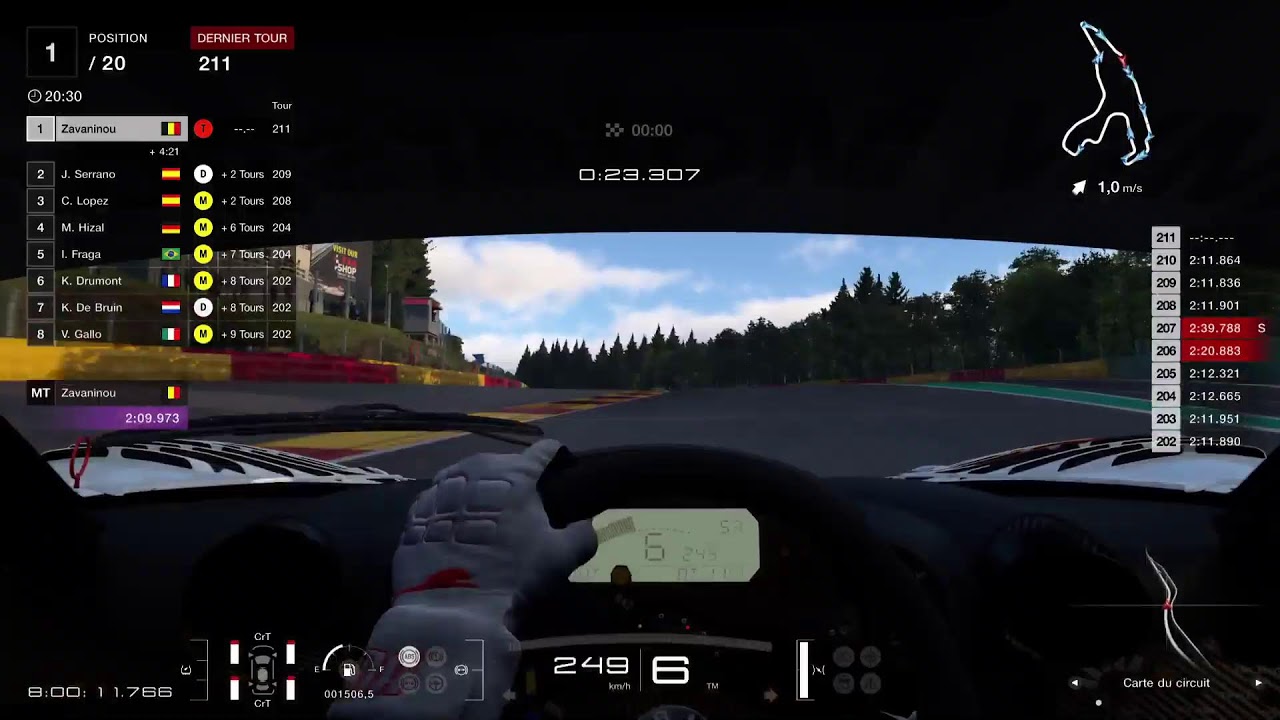 GT7 power pack fin 8h spa