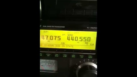 Dstar on Icom IC-2820H