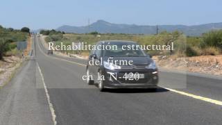 Rehabilitación del firme de la N420
