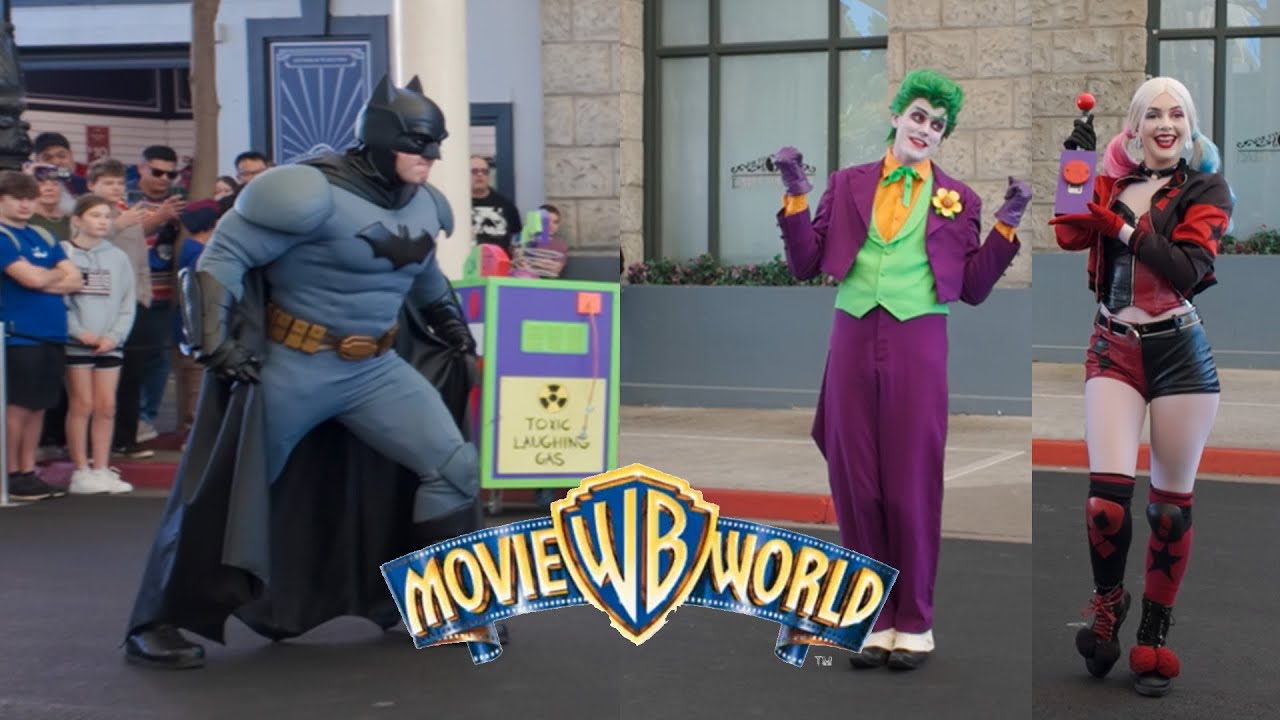 Batman vs Joker Live Show at Movie World! (2025)