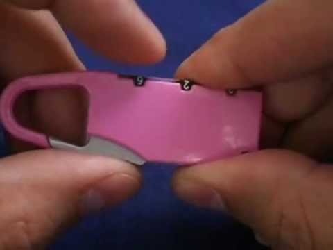 מנעול קטן קוד מספרים לארונית PAD LOCK
