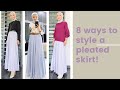 8 Ways To Style a Pleated Skirt | Lin Ariffin
