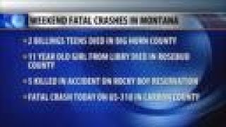 Deadly weekend on Montana roads