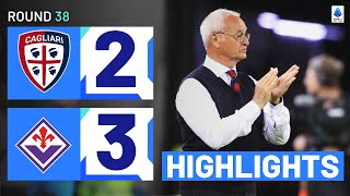 CAGLIARI-FIORENTINA 2-3 | HIGHLIGHTS | Plenty of drama in Ranieri’s last game | Serie A 2023/24 screenshot 5