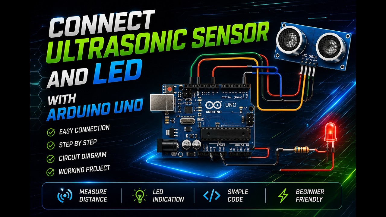 Arduino Ultrasonic Sensor Project | Distance-Based LED Control ...