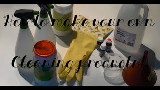 ●DIY● Make your own Natural Household Cleaning Products